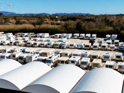 stationnement hivernage parking camping car